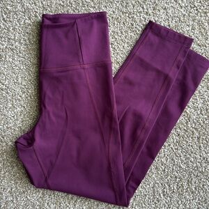Girlfriend Collective Plum Leggings